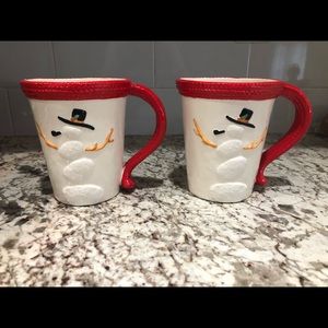Russ snowman mugs